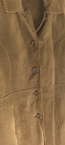 Ladies brown suede fitted mid - ladies,