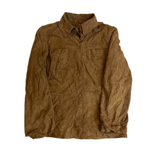 Jacket Womens S Brown Suede