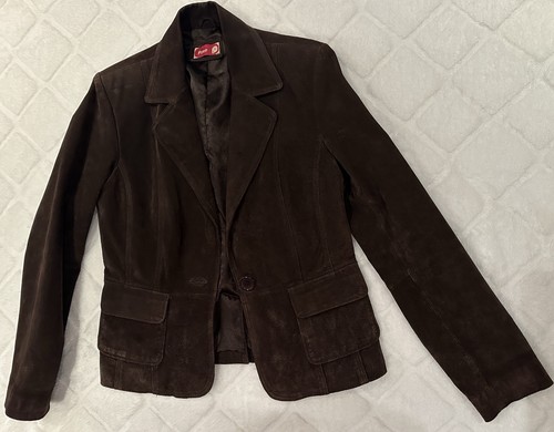 Vintage brown suede - vintage,
