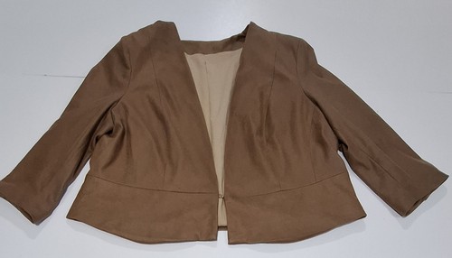 Suede women jacket - suede, xl