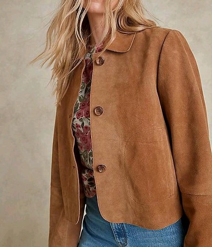 Together tan suede jacket - together,