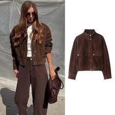 Womens Autumn Suede Jacket