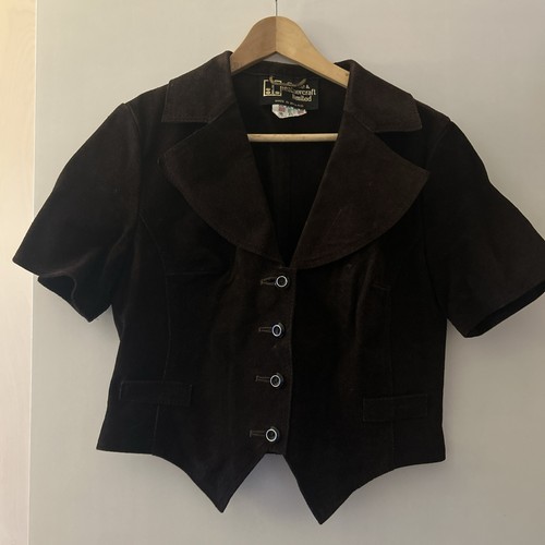Vintage 70s brown suede - 70s,