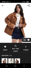 Asos Design Faux Suede Jacket