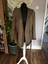 New. Zara. Brown Suede Jacket