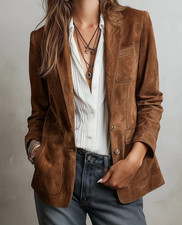 Womens Brown Pure suede