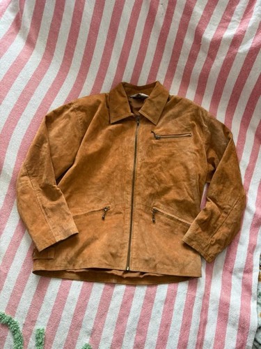 American vintage tan suede