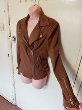 Warehouse brown suede jacket