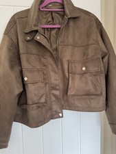 False Suede Ladies Jacket Size