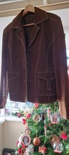 Brown suede jacket .Hardly