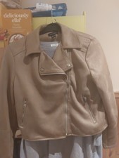 New Look Faux Suede Biker