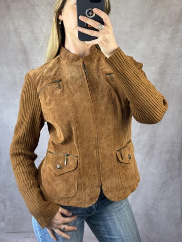 Y2k vintage suede leather - y2k,